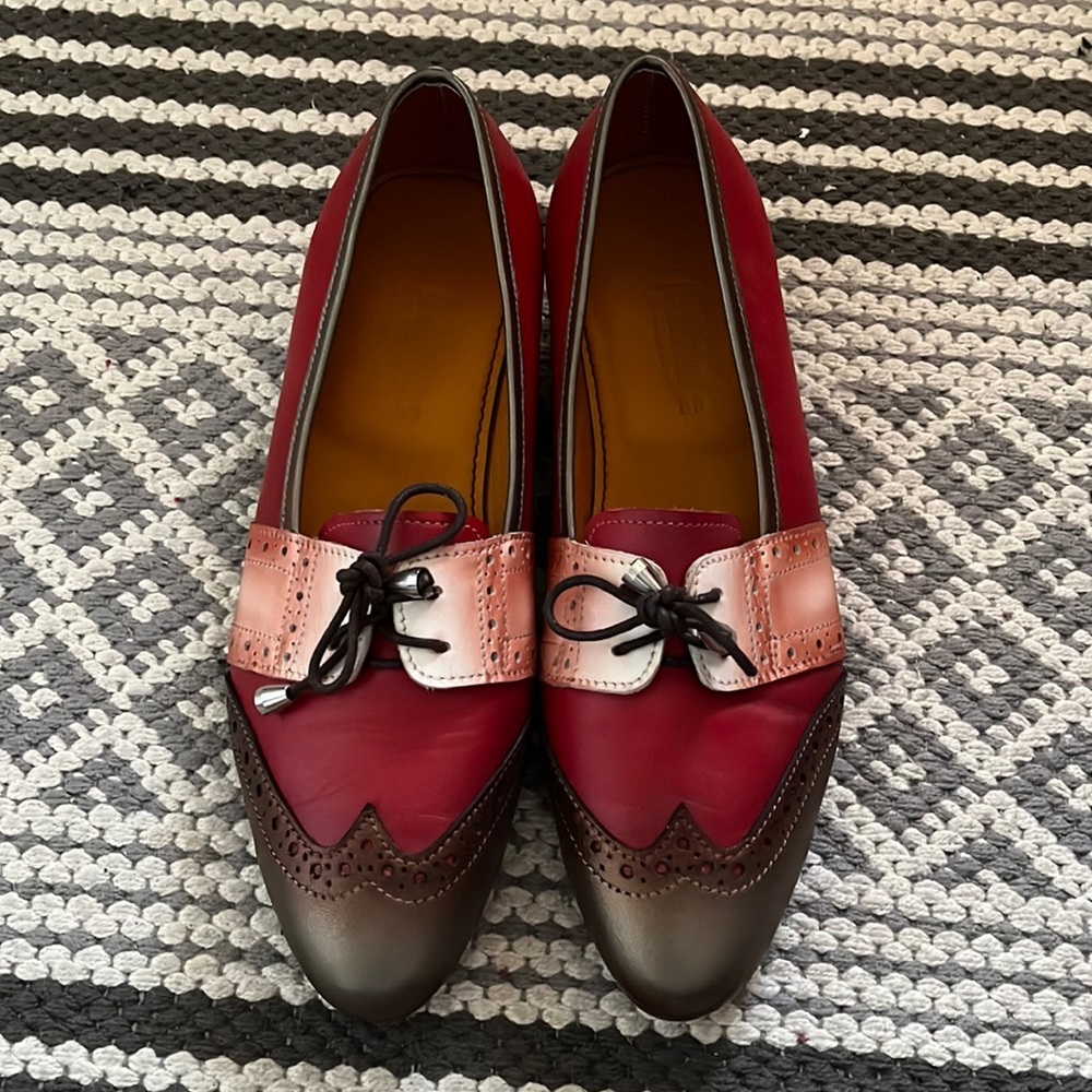 Leather shoes
